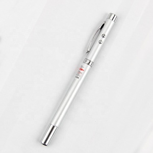 Bolpoin Dapat Diperpanjang Multifungsi dengan Senter LED dan Bolpoin Logam Laser Pointer dengan Logo Kustom Magnat Kepala Pointer Pen