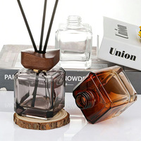Diffuseur de parfum sans flamme en verre, 150 ml, dégradé de couleurs, design élégant, pour la maison et le bureau, vente en gros