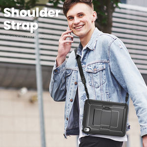 Funda rígida de nuevo diseño para <span class=keywords><strong>iPad</strong></span> 10th 10,9 2022 <span class=keywords><strong>A2696</strong></span>, funda para tableta con cinturón de hombro y soporte giratorio plegado fuerte - Product Image 4