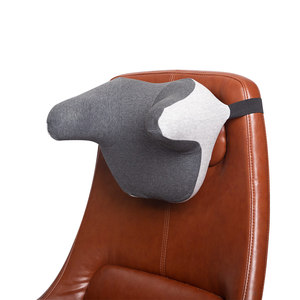 Oreiller de soutien du cou en mousse à mémoire de forme de voyage Portable Technics tricotés <span class=keywords><strong>Coussin</strong></span> d'appui-tête de voiture et d'avion Fonction Oreillers et positionneurs - Product Image 4