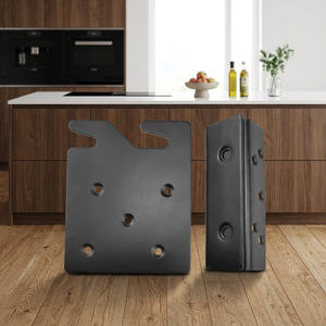 Soportes <span class=keywords><strong>para</strong></span> Camas de Plástico Modernos y Sencillos al por Mayor, Accesorios Pequeños, Ganchos Negros <span class=keywords><strong>para</strong></span> Cama, Ganchos Dobles Estampados con Orificio <span class=keywords><strong>para</strong></span> Ranura - Product Image 4