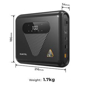 Arrancador de Coches OUKITEL C01, 27500mAh, Pico de 1350A, 80Wh, PD60W, Más de 4000 Ciclos, Carga de Emergencia para Dispositivos - Product Image 6