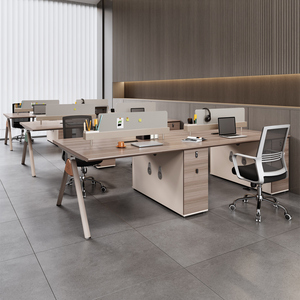 Hiện đại Modular bảng Bàn di chuyển Modular văn phòng bàn máy tính phân vùng tủ văn phòng bàn làm việc văn phòng đồ nội thất - Product Image 1