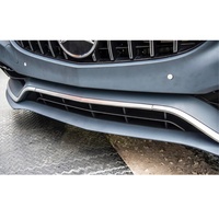 Kit de Carrocería para Benz Clase C W205 2016-2020, Parachoques Delanteros y Traseros, Faldones Laterales, Alerón Trasero, con Luces Antiniebla
