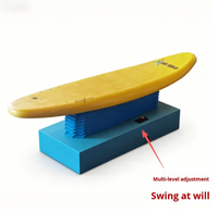 Simulateur de surf électrique commercial - Manège interactif d'entraînement à l'équilibre