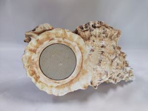 Haut-parleur de conque nautique sans fil Bluetooth, décor de thème d'océan de son stéréo HD pour étagère de bureau de maison de plage - Product Image 6