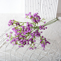 2025 étoiles décoration de mariage Ins vent main Bouquet réaliste artificiel bébé souffle fleur colle douce sensation Simulation fleurs