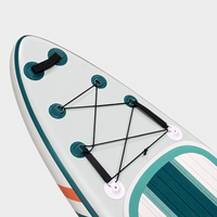 Planche de paddle gonflable en drop stitch pour la vente en gros, avec plateforme large, idéale pour l'entraînement physique et le paddle de loisirs