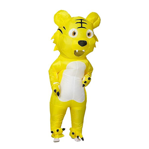 Costume de tigre gonflable pour Halloween, déguisement d'animaux pour enfants et adultes, cosplay - Product Image 4