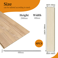Panel Dinding SPC Snap-on Grosir, Mudah Dipasang, Bebas Formaldehida, Tahan Gores untuk Dekorasi Dinding Interior