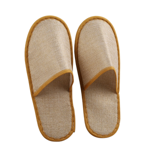 Chausson d'hôtel écologique en lin jetable biodégradable recyclable doux et portable Commodités d'hôtel pour Airbnb - Product Image 6