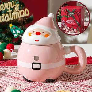 Tasses en céramique créatives et mignonnes de Père Noël, tasses à eau de dessin animé, et mugs adorables - Product Image 4