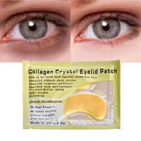 Masque pour les yeux en gelée naturelle personnalisable en gros, anti-âge, atténue les cernes, patchs sous les yeux à marque privée