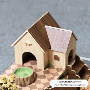 Grande cachette pour hamster en bois massif, écologique, avec un design résistant aux morsures - Product Image 3