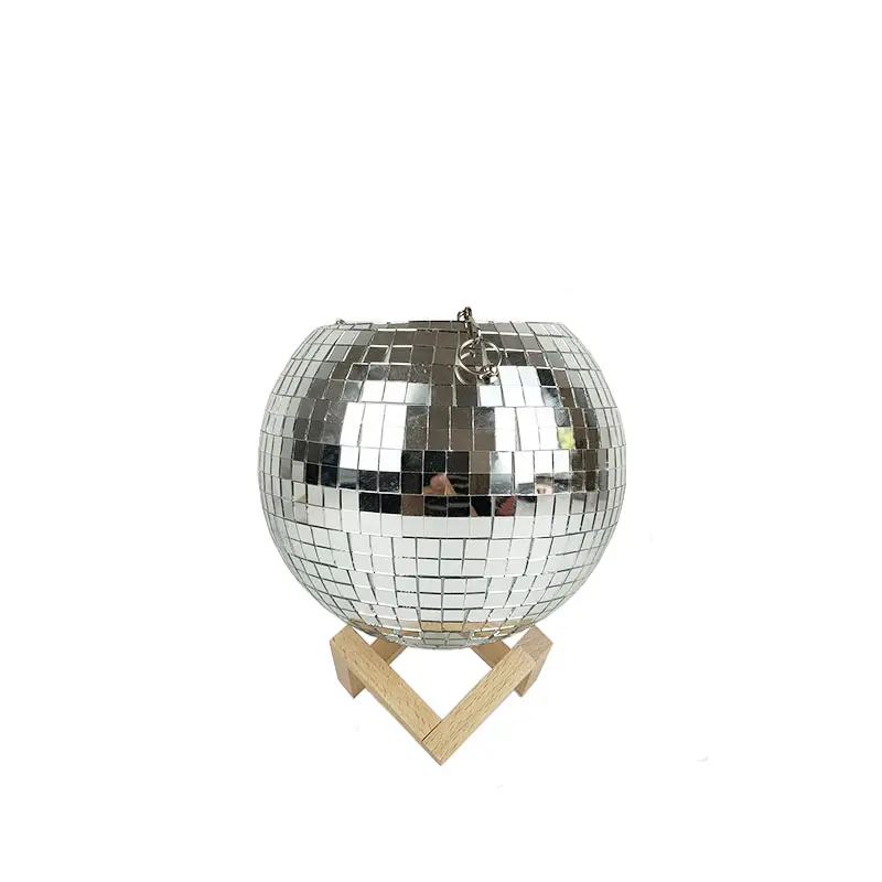 Disco Ball Pflanz gefäß mit Holz ständer oder Acryl ständer