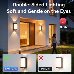 Nouvelle applique murale LED à double émission AC 85-265V, applique murale extérieure étanche, éclairage de jardin extérieur/lumières de <span class=keywords><strong>portail</strong></span> LED - Product Image 3
