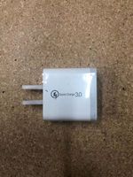 Pengisi Daya Cepat USB Tunggal Tahan Api PD 3.0 dengan Steker US, Adaptor Perjalanan USB untuk Pengisian Cepat Ponsel