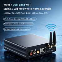Receptor de Música BRZHIFI BT 6.2 Wifi de Modo Dual ST-200A para Audio en Casa con Transmisión sin Pérdidas y Certificación CE