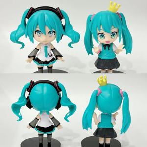 Juego de 6 Figuras de 10 cm, Figura de Ángel Miku Versión Q, Figura de Anime de PVC, Juego de Caja Sorpresa Gachapon, Premios de Juego, Juguetes - Product Image 4