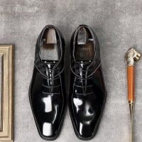 รองเท้าหนังแท้ใหม่สำหรับผู้ชายตกแต่งลายด้านข้างรองเท้าหนังแฟชั่นสีมีรายละเอียดด้านข้าง - Product Image 4