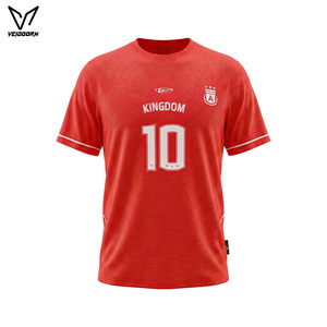 Maglia <span class=keywords><strong>da</strong></span> <span class=keywords><strong>Calcio</strong></span> Personalizzata con Logo Numero 10 per Uomo Traspirante ad Asciugatura Rapida in Poliestere Manica Corta per Allenamento Squadra di <span class=keywords><strong>Calcio</strong></span> - Product Image 3