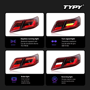 Conjunto de Luces Traseras LED para Automóvil, para Toyota Camry 2007 2008 2009 2010 2011, Luces Traseras, Luces de Freno DRL - Product Image 3