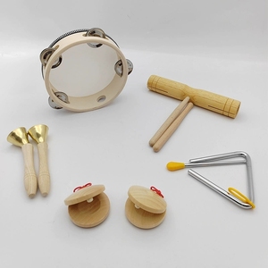 Wholesale Multiple Sizes Orff Percussion Instrument Set Kids Wooden Musical Toys For Kindergarten <b>Music</b> Teaching Aids Kit - Product Image 5