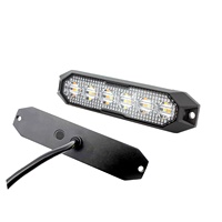 Lampu Strobo Permukaan Hijau IP6K9K 6 LED 3W Masing-masing 12V 24V Fungsi Memori Sinkronisasi Alternasi Lampu Grill