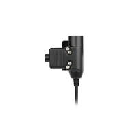 Kabel Adaptor Plastik Raytalk untuk Radio Motorola GP340 dan Headphone David Clark H10-66