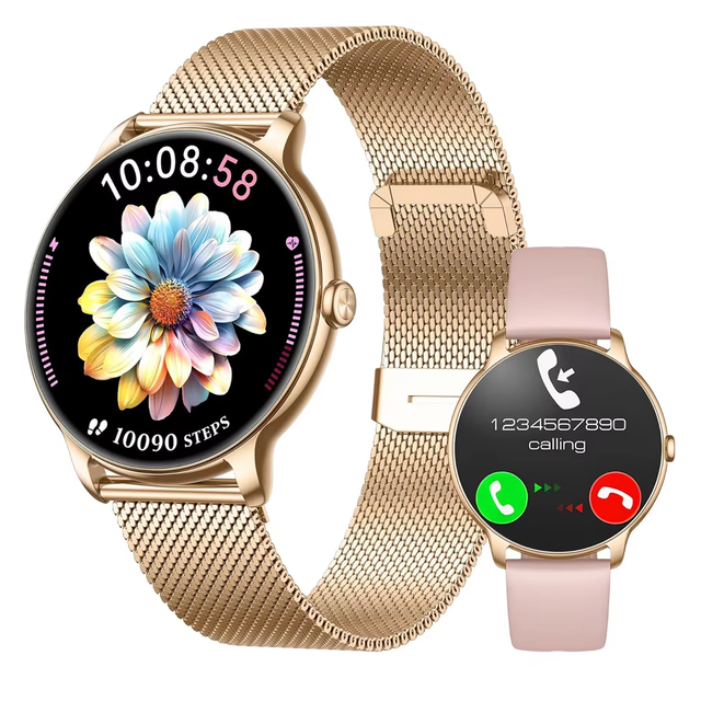 Best Sell Amoled Screen Women Smart Watch 2026 Original Waterproof Phone Call Smartwatches for Apples iPhone Samsung Galaxies