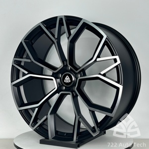 ล้อแม็กซ์ 722auto สีดำเงินแบบทูโทน หน้าเจียร 1 ชิ้น ผลิตจากการฟอร์จ ขนาด 18-22 นิ้ว ขอบเว้าลึก 5x112 5x114.<span class=keywords><strong>3</strong></span> 5x120 สำหรับรถยนต์ <span class=keywords><strong>Tesla</strong></span> <span class=keywords><strong>BMW</strong></span> Audi - Product Image 1