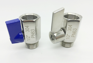 Hoge Kwaliteit Aangepaste Handleiding Ss Kogelkraan Mini Kogelkraan Grootte 1/4 Vrouwelijke Mannelijke Npt Draad Mini Kogelklep <span class=keywords><strong>3</strong></span>/8 Leverancier - Product Image 5