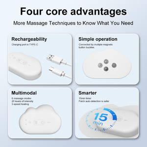 เครื่องนวดบรรเทาอาการปวดแบบไร้สายเครื่องนวดกระตุ้นร่างกายเครื่องนวดกระตุ้นชีพจรแบบอิเล็กทรอนิกส์แบบปรับแต่งได้ - Product Image 3