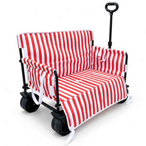 Feistel Klappbarer <span class=keywords><strong>Bollerwagen</strong></span> Schwerlast-Transportwagen Faltbarer Campingwagen Strandwagen - Product Image 2