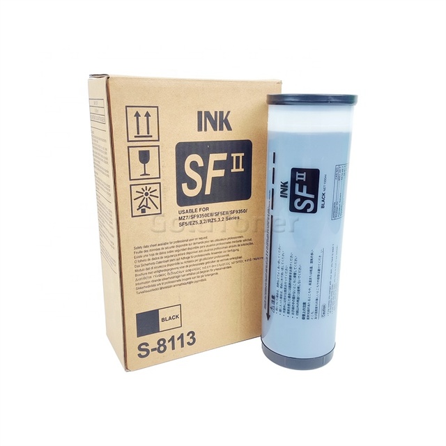 Factory Wholesale SF II Ink S-8113 for RISOs RISOGRAPHs SF 5030 5050 5130 5250 9350 Digital Duplicator F II Ink