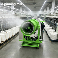 Canon à brouillard électrique pour coton textile, portée 30-80M, pour la suppression de la poussière et l'humidification, idéal pour les usines de fibres et les fileries