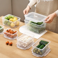 Récipient en plastique sans BPA pour la préparation des repas pour le stockage des aliments congélateur micro-ondes ensemble de bols de cuisine empilables boîtes à lunch en plastique