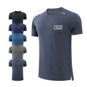 Men's Sporty Gym Fitness Tights Quick Dry Breathable <b>Compression</b> Shirt for Running Basketball Short Sleeve Printed Spandex - Product Image 3