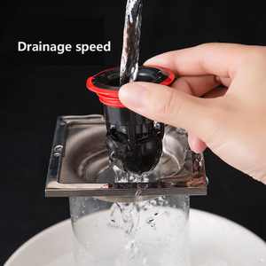 Bathroom <b>Shower</b> Floor Drain Backflow Preventer Sewer Core Anti-Odor Plug Anti-clogging Silicone Kitchen Sewer Floor Drain Core - Product Image 2