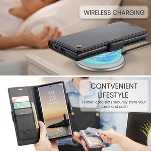 Étui portefeuille à blocage RFID CaseMe S25 FE S25 Edge S24 S23 S22 A73 A72 <span class=keywords><strong>A71</strong></span> A70 A56 A55 A54 Flip Cover pour Samsung S25 Ultra - Product Image 3
