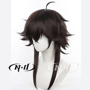 วิกผมคอสเพลย์ ND <span class=keywords><strong>Suehiro</strong></span> Tecchou สีน้ำตาลอ่อน ปรับได้ ตาข่ายกันความร้อน ความหนาแน่น 130% - Product Image 4