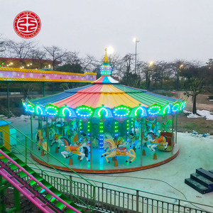 Carrusel para Parque de Atracciones, para Niños y Adultos, para Uso en Exteriores, en Venta - Product Image 6