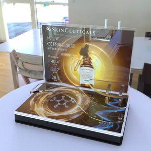 Acrylic Cosmetic <b>Display</b> <b>Stand</b>, Movable Countertop Makeup Organizer for Live Stream & Retail - Product Image 5