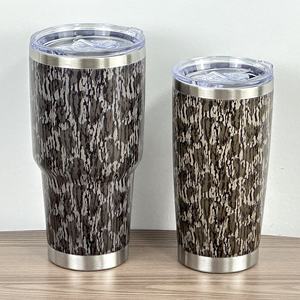 Camo 30 oz in acciaio inox Tumbler isolato doppia parete sottovuoto bottiglia di acqua con bevanda in metallo - Product Image 3