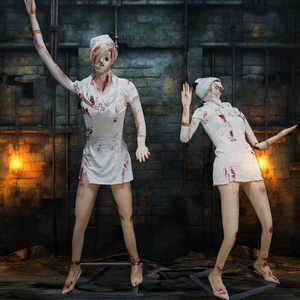 Infirmière <span class=keywords><strong>Zombie</strong></span> Animatronique Horreur pour Femmes Adultes Halloween Sanglante - Product Image 5