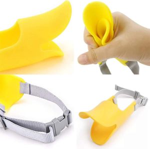 <span class=keywords><strong>Bozal</strong></span> de Silicona para <span class=keywords><strong>Perro</strong></span>, Cubre Boca de Silicona, Anti Ladridos, Anti Mordeduras, Diseño de <span class=keywords><strong>Pato</strong></span> Adorable, Ajustable con Lazo, para Mascotas - Product Image 2