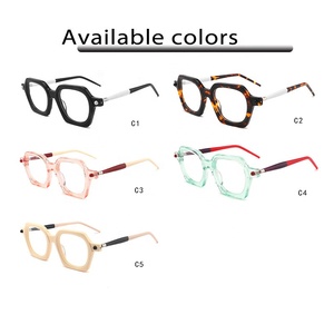 Vintage Kính mắt Acetate mắt kính khung biểu tượng tùy chỉnh kính khung quang học kính mắt kính quang học - Product Image 3