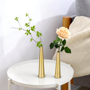 Jarrones de Mesa Cónicos Minimalistas para Decoración Moderna del Hogar, con Capacidad para Agua, 34 cm de Altura - Product Image 1
