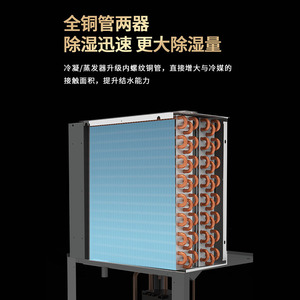 Large Capacity Rotary <b>Dehumidifier</b> H01A 220V R410A Inverter Commercial Industrial Use - Product Image 3