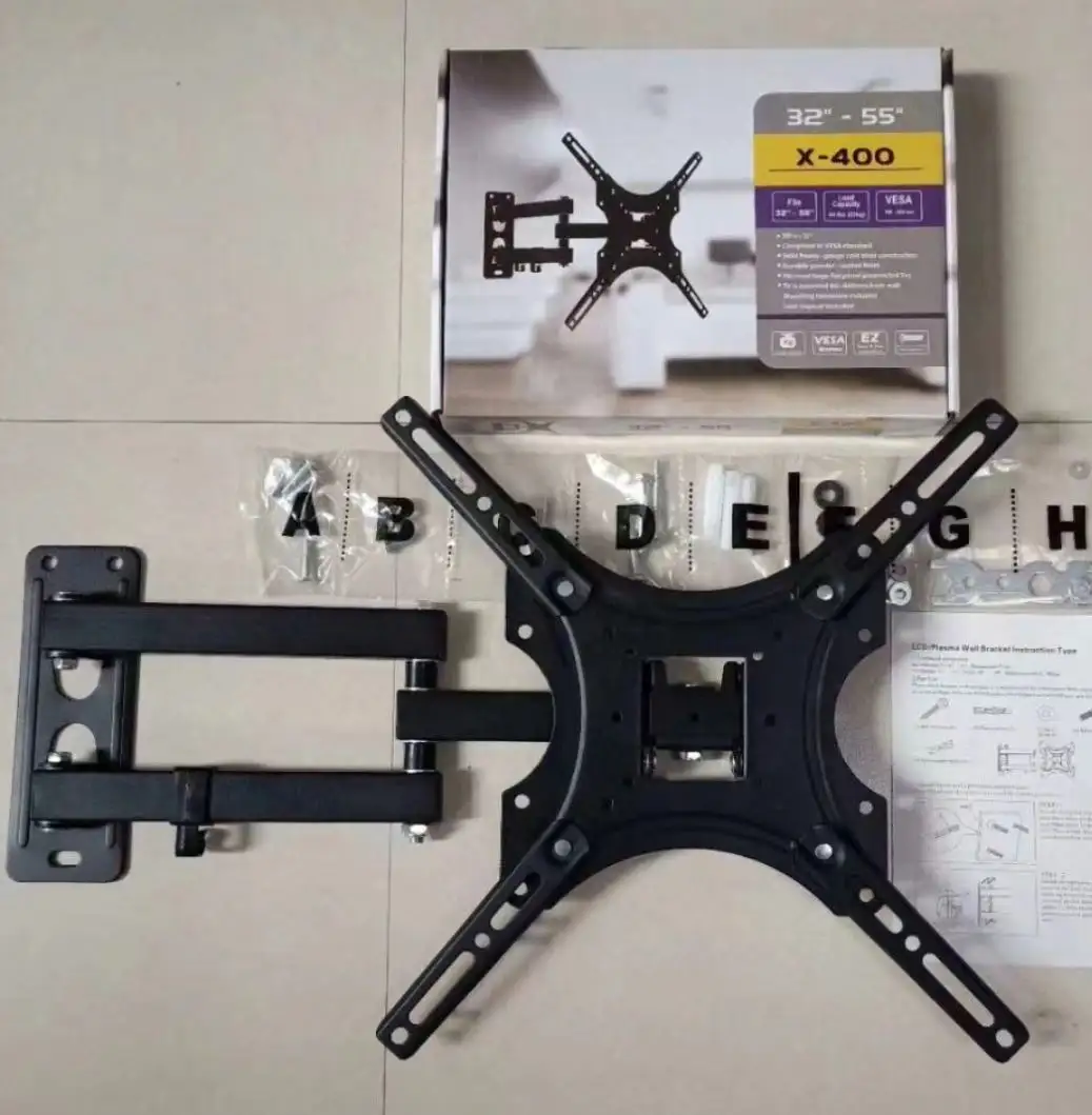 Universal TV wall mount bracket for 360 degrees swivel tv bracket